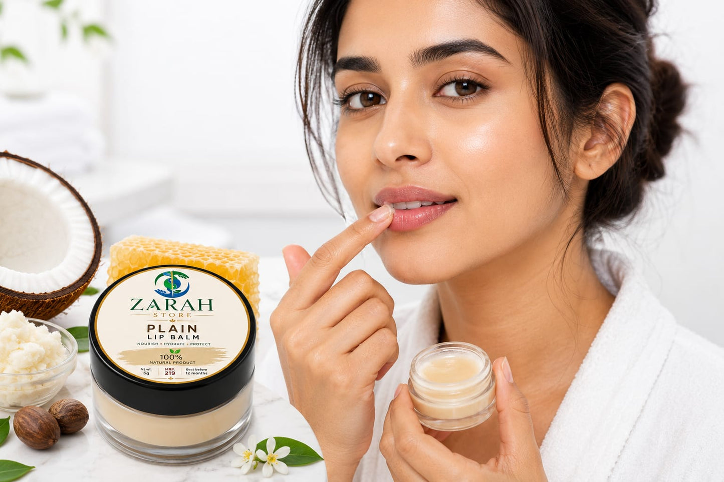 ZARAH Plane Lip Balm 100% Natural