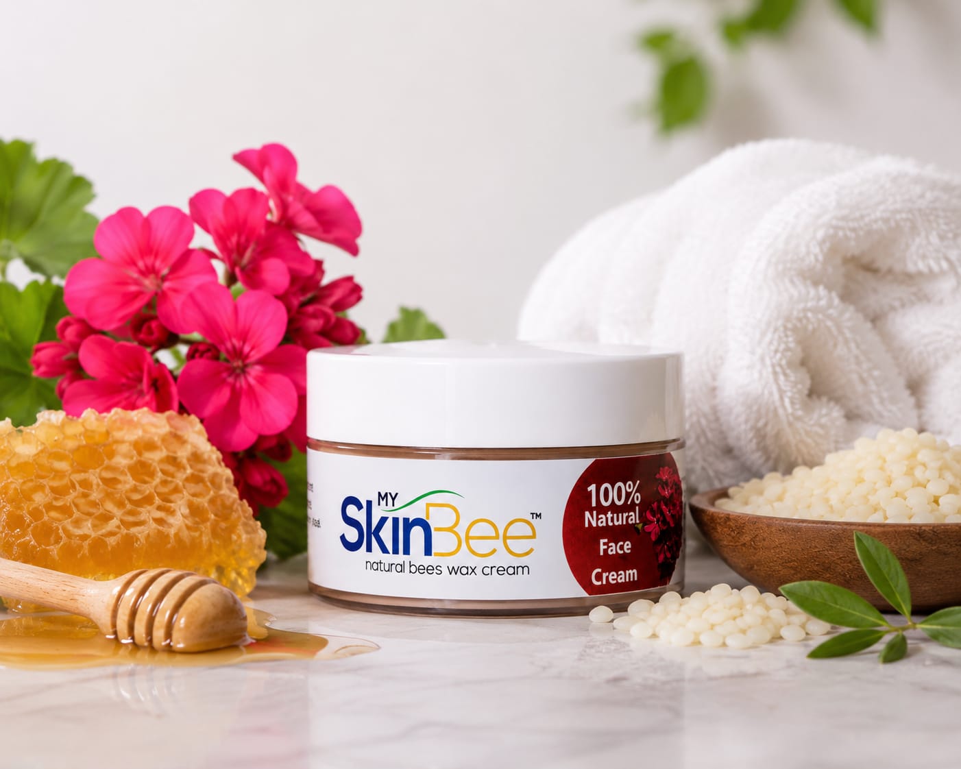 My Skin Bee 100% Natural Face Cream Geranium