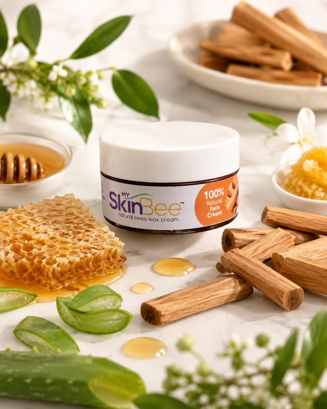 My Skin Bee 100% Natural Face Cream Sandalwood