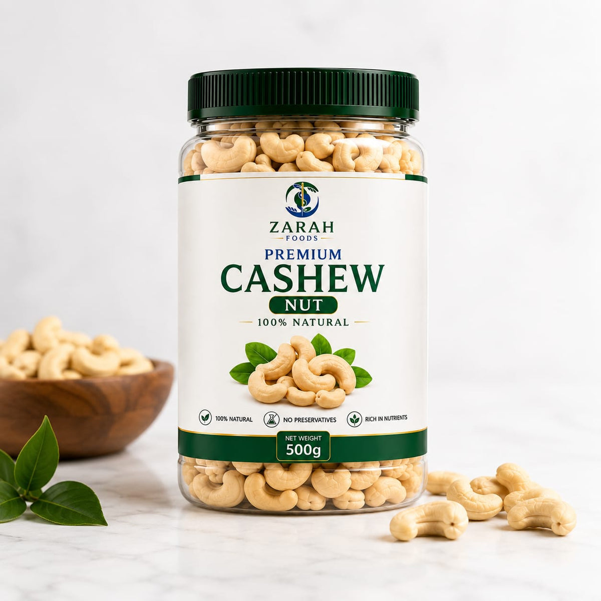 ZARAH Cashew Nut 100% Natural 250g