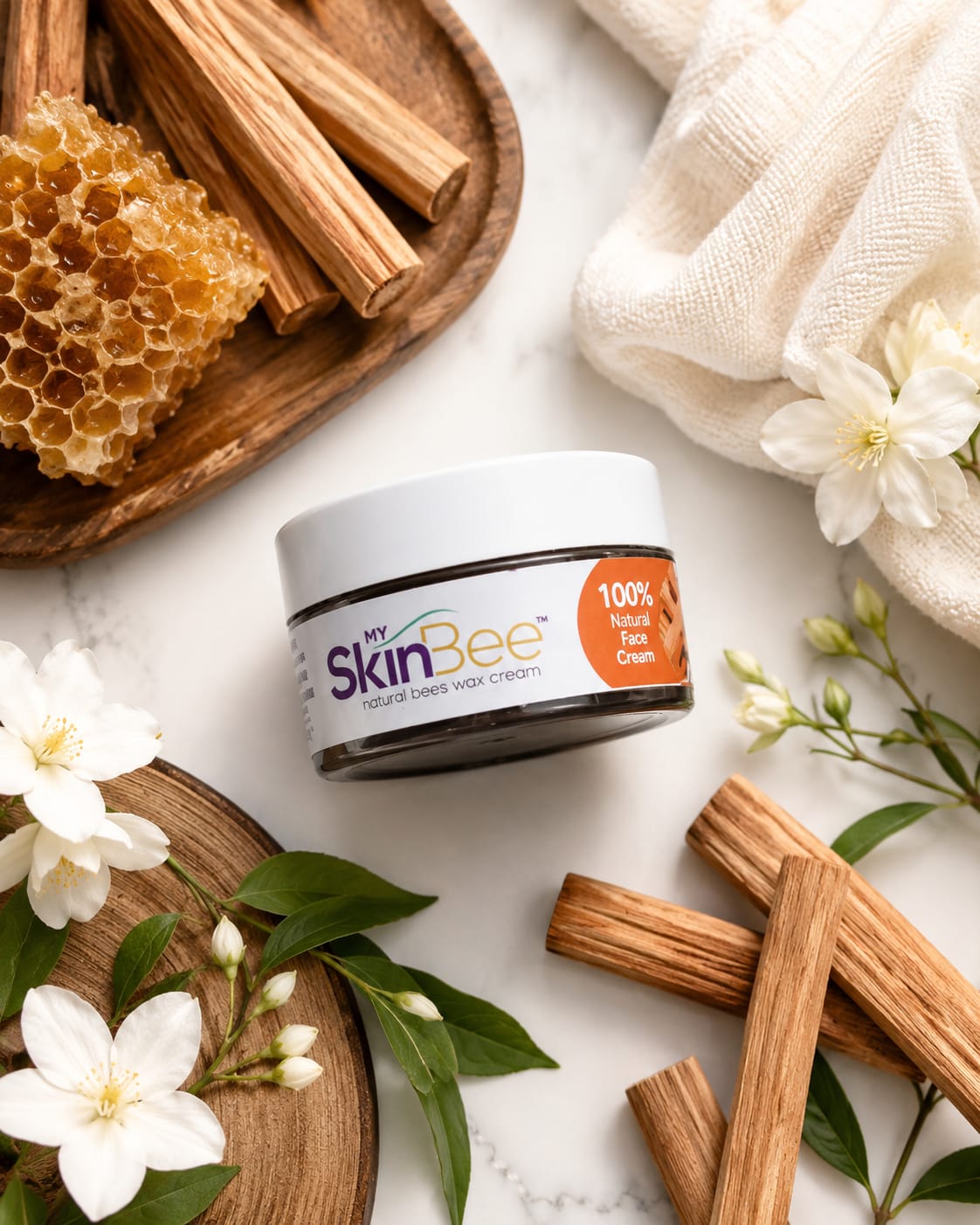 My Skin Bee 100% Natural Face Cream Sandalwood