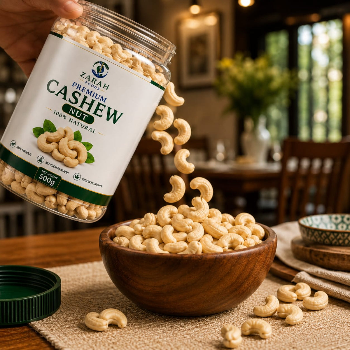 ZARAH Cashew Nut 100% Natural 250g
