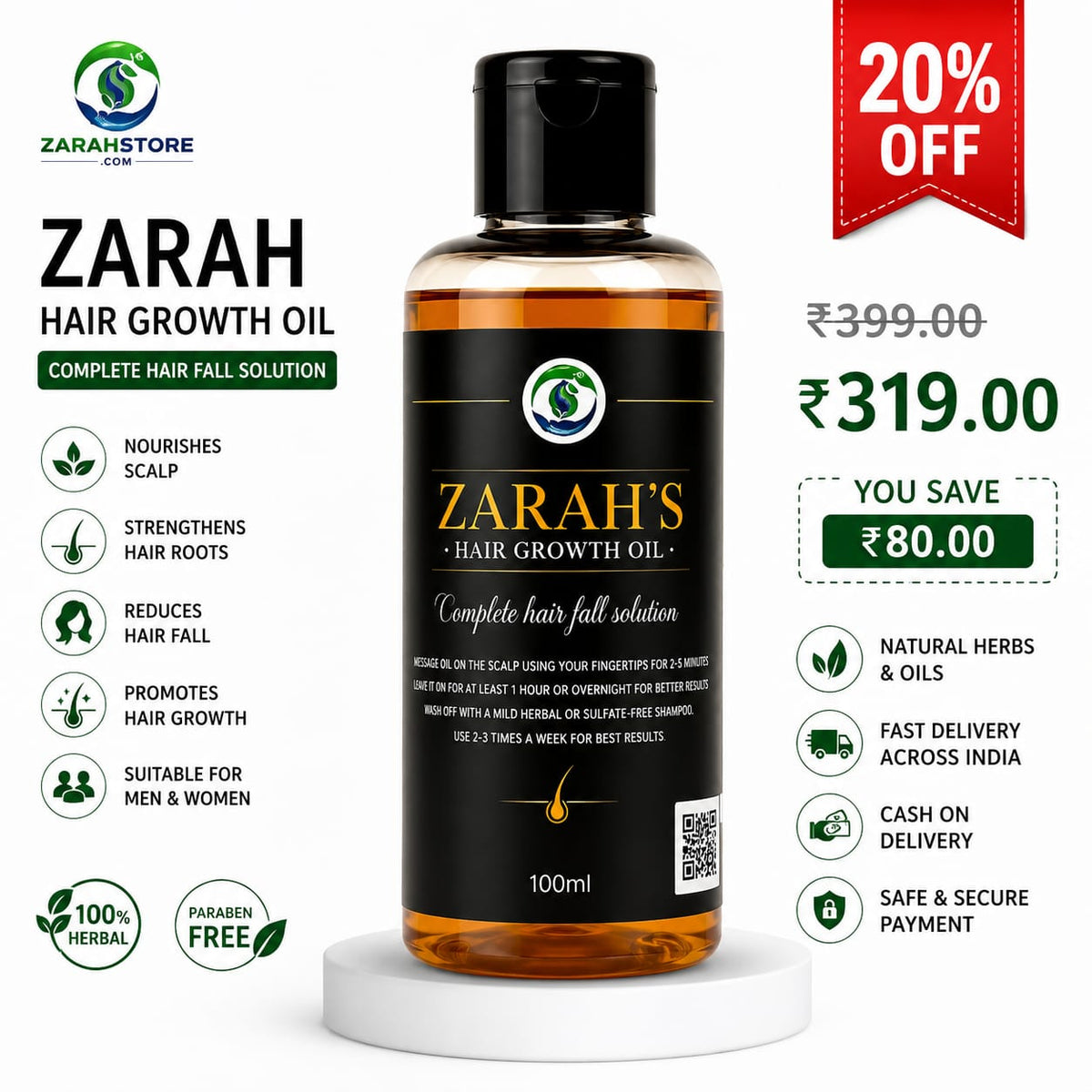 ZARAH Hair Growth Oil